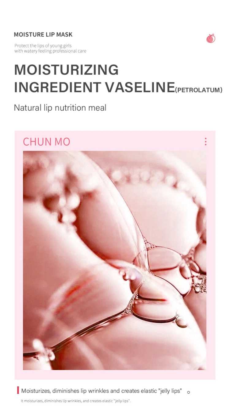 Private Label Smoothing Softening Sleeping Lip Care Mask Dark Lip Treatment Nourishing Moisturizing Plumping Pink Lip Mask