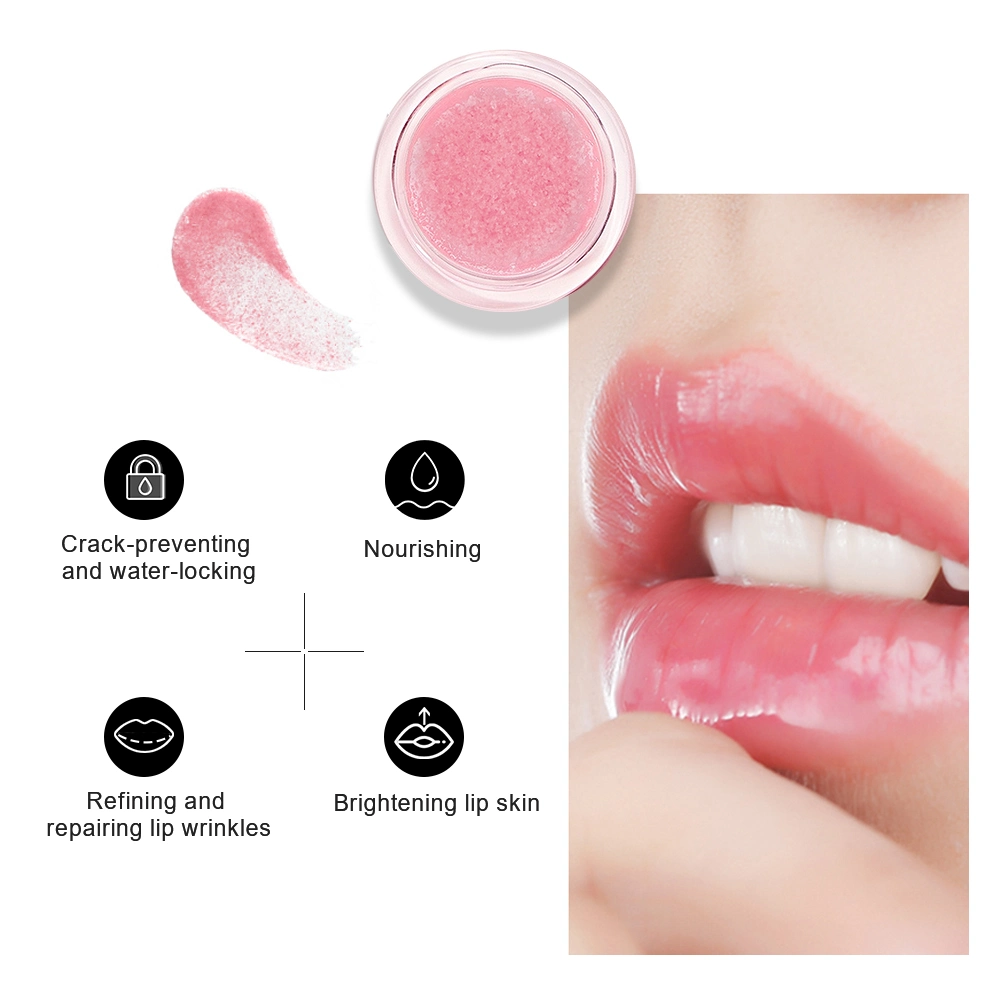 Factory Customizable Strawberry Extract Moisturizing Lip Scrub Lightening Exfoliating Lip Care